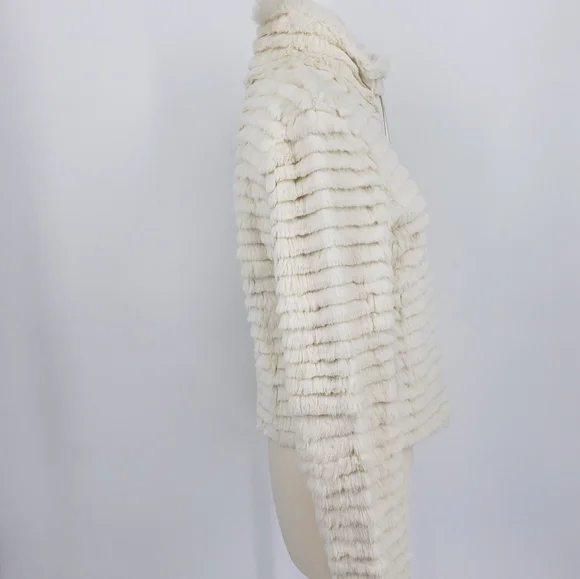 June Rabbit Fur Reversible Jacket - Picture 4 of 9